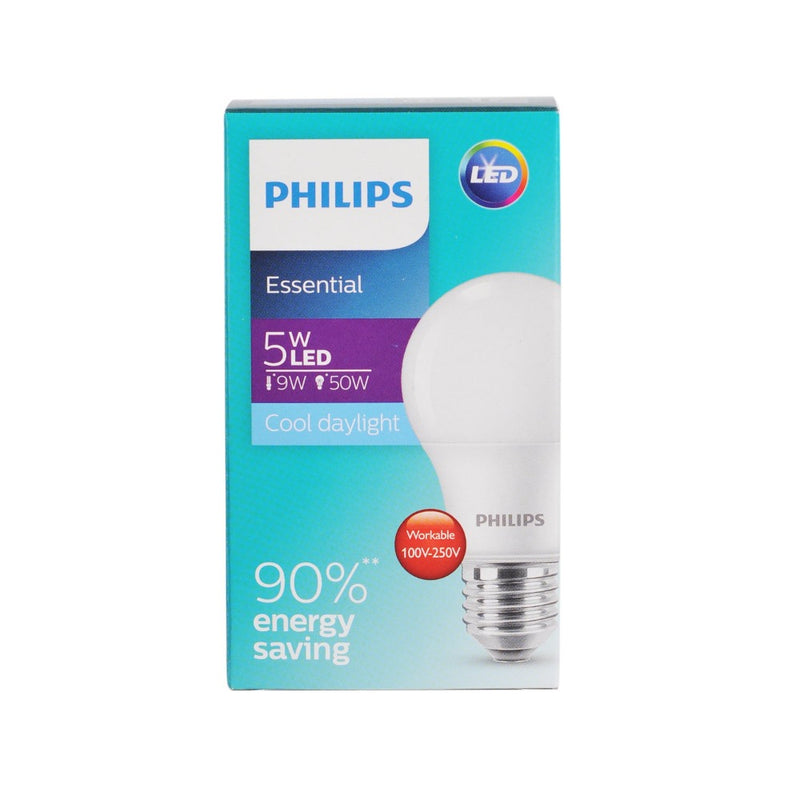 Philips Essential LED Bulb 5 Watts Cool Daylight E27