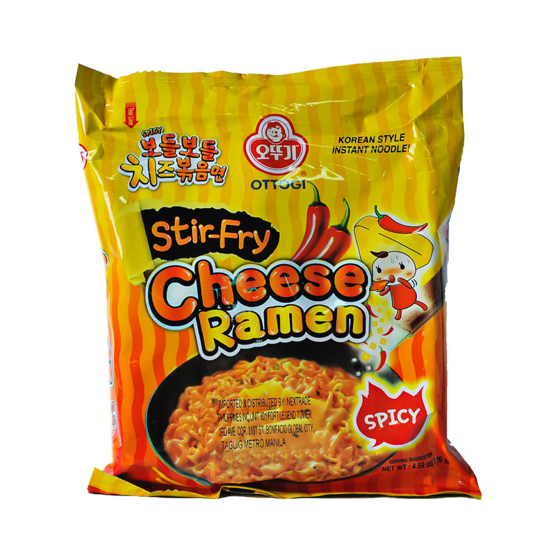 Ottogi Cheese Ramen Stir Fry Noodle Spicy 130g