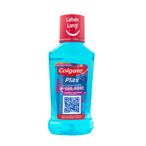 Colgate Plax Peppermint Smile And Go Mouthwash 60ml