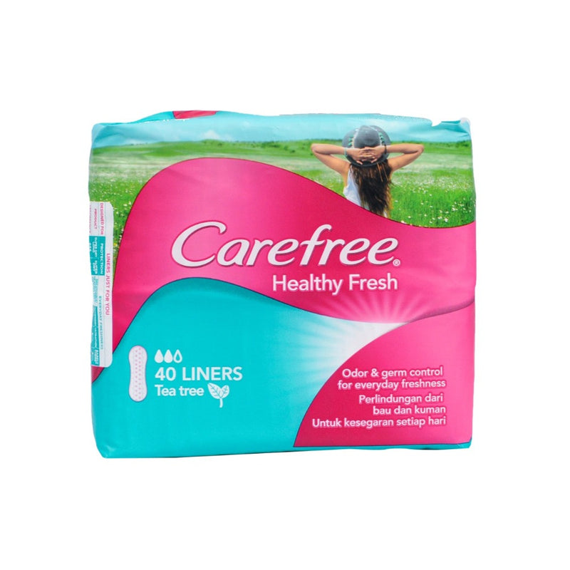 Carefree Healthy Fresh Pantyliner With Natural Tea Tree 40's