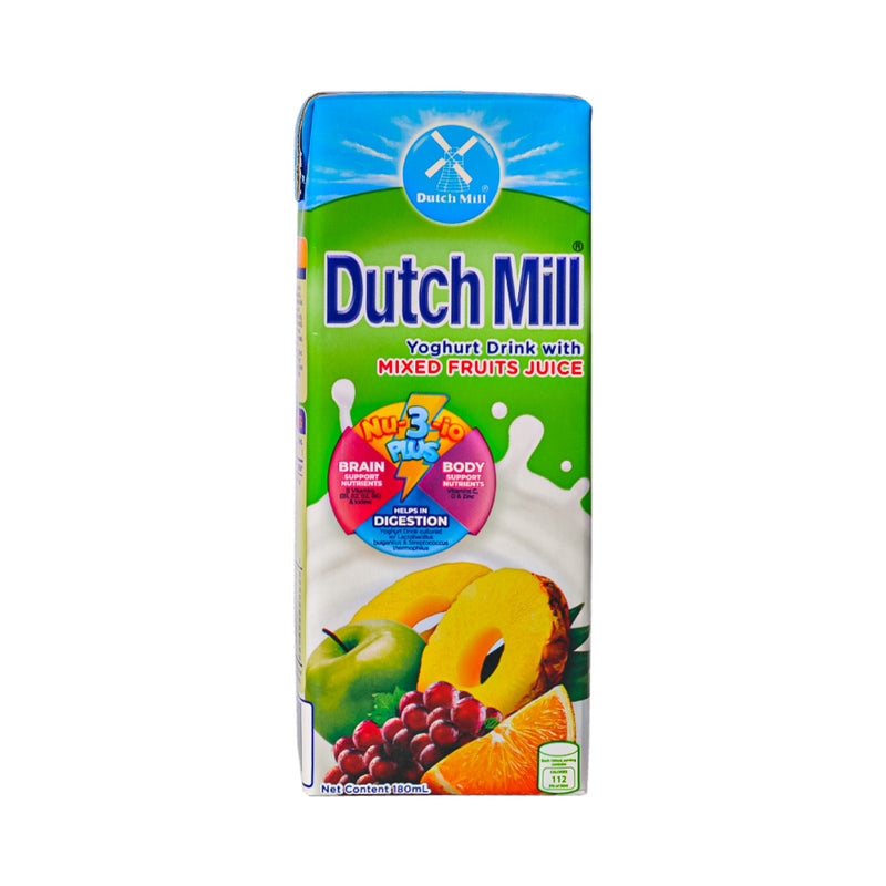 Dutch Mill UHT Yogurt Drink Mixed Fruit Juice 180ml
