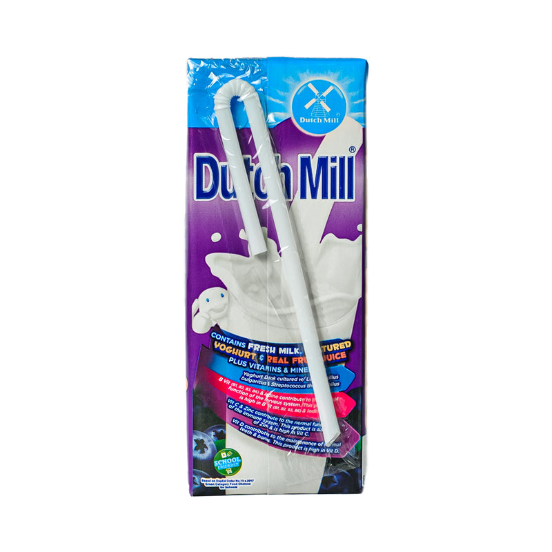 Dutch Mill UHT Yoghurt Drink Blueberry 180ml