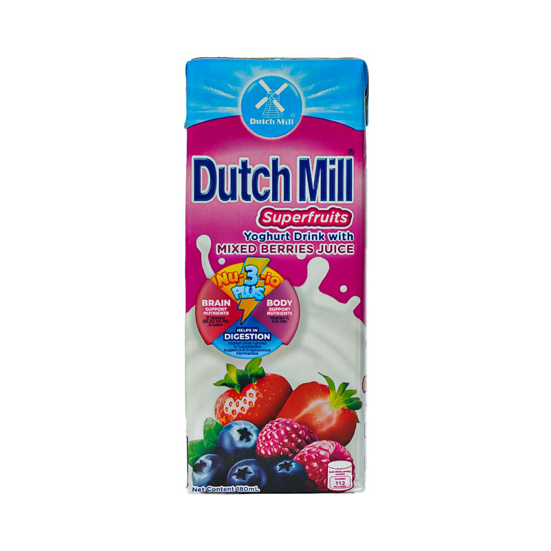 Dutch Mill UHT Yoghurt Drink Superfruits 180ml