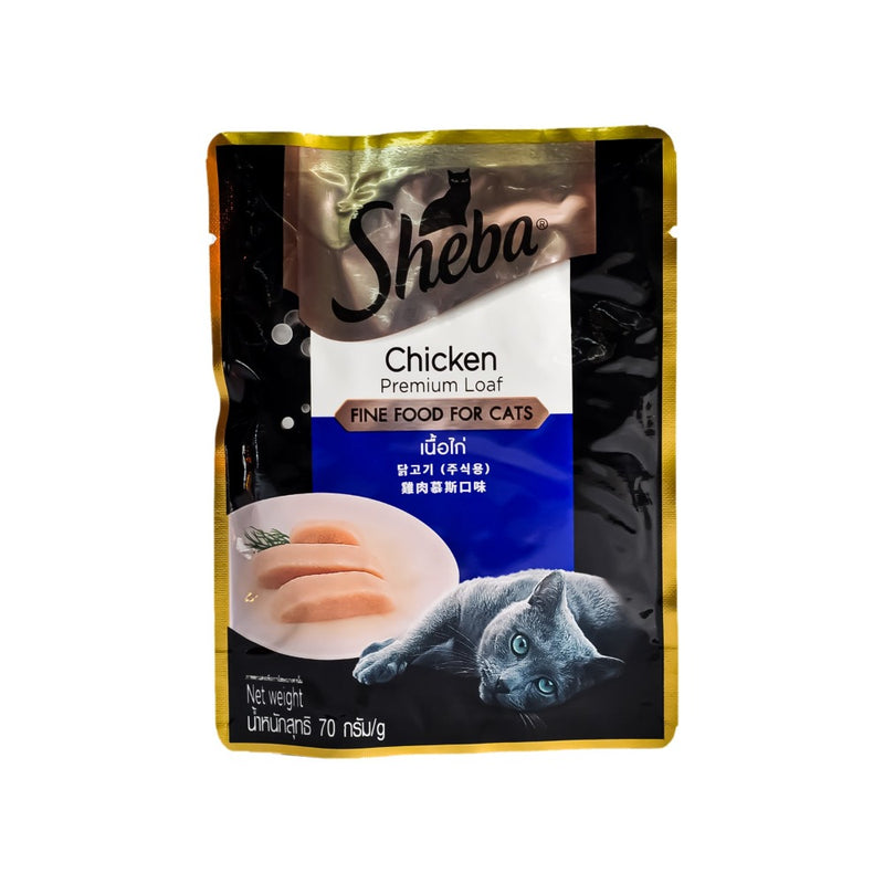 Sheba Cat Food Chicken Premium Loaf 70g