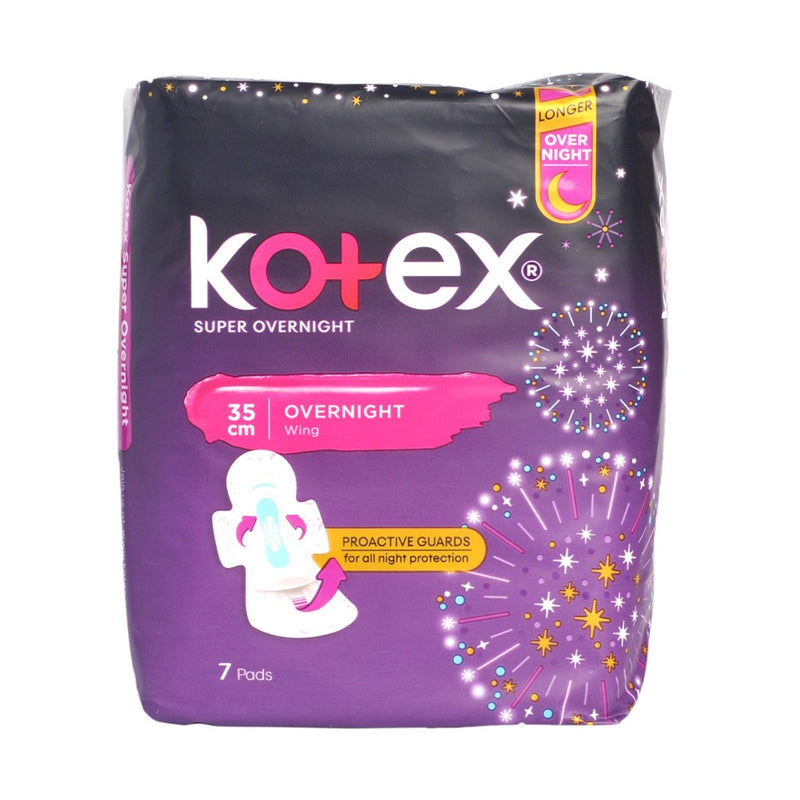 Kotex Super Overnight With Wing 35cm 7 Pads