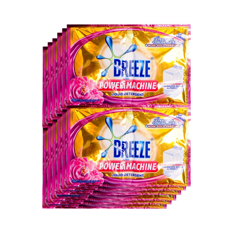 Breeze Power Machine Liquid Detergent Rose Gold Perfume 60ml