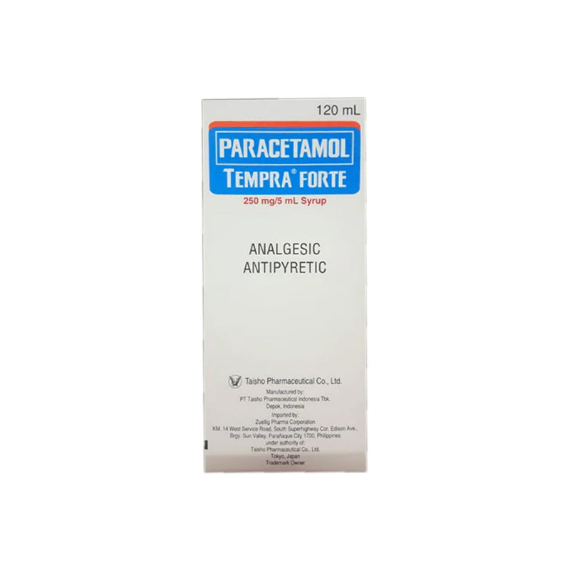 Tempra Forte Paracetamol 250mg/5ml Syrup 120ml