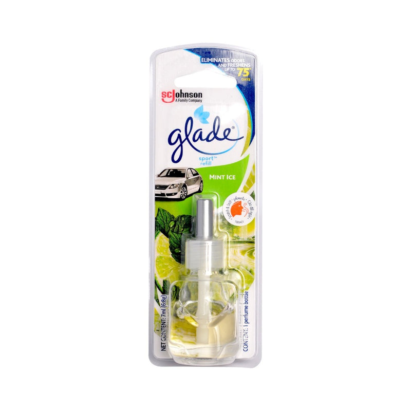 Glade Sport Car Freshener Mint Ice Refill 7ml