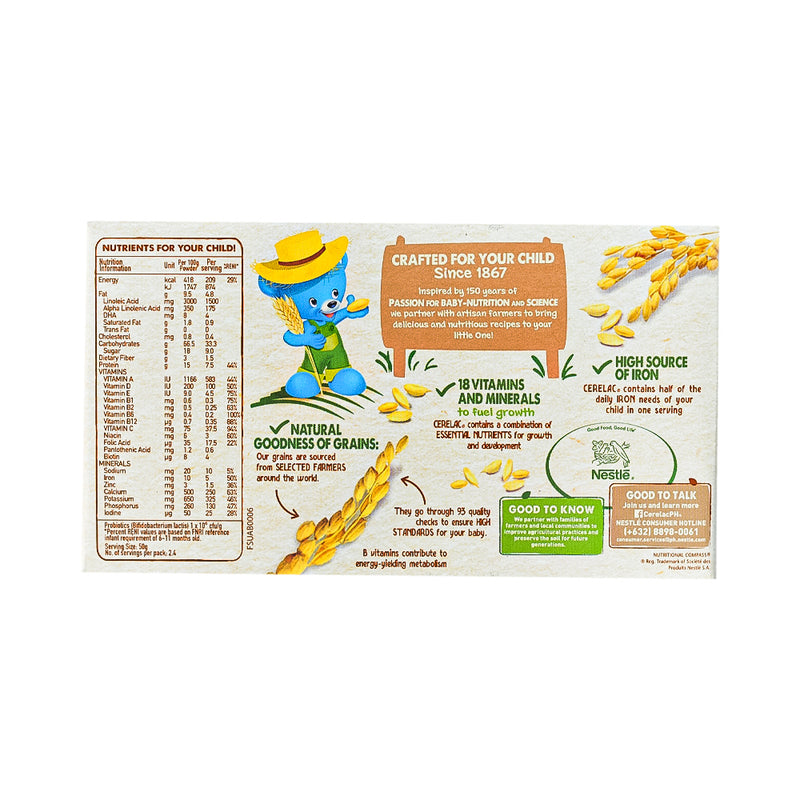 Nestle Cerelac Baby Food Rice And Soya 120g