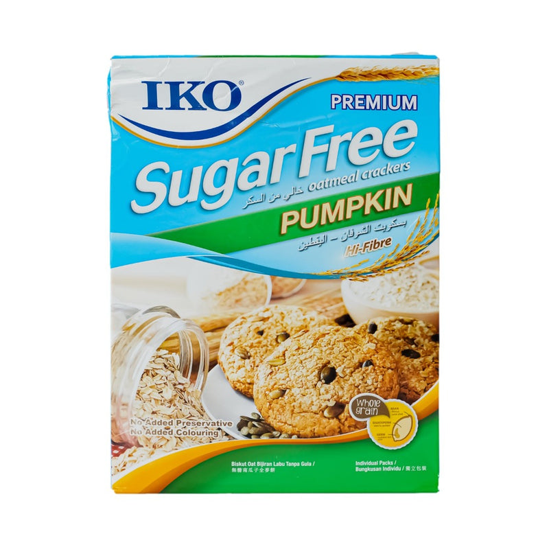 IKO Oatmeal Crackers Sugar Free Pumpkin 178g