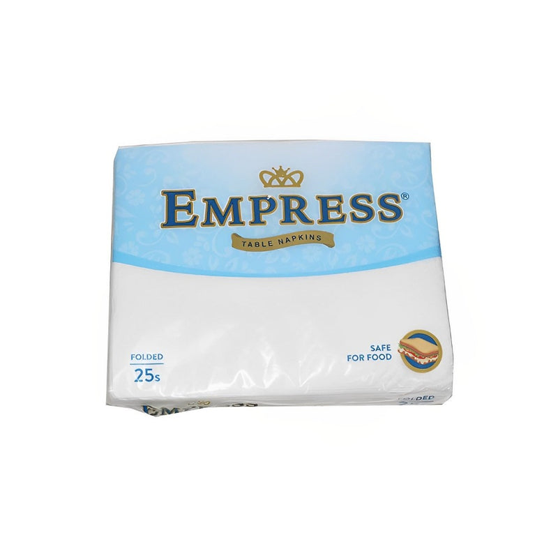 Empress Table Napkin Folded 25 Sheets