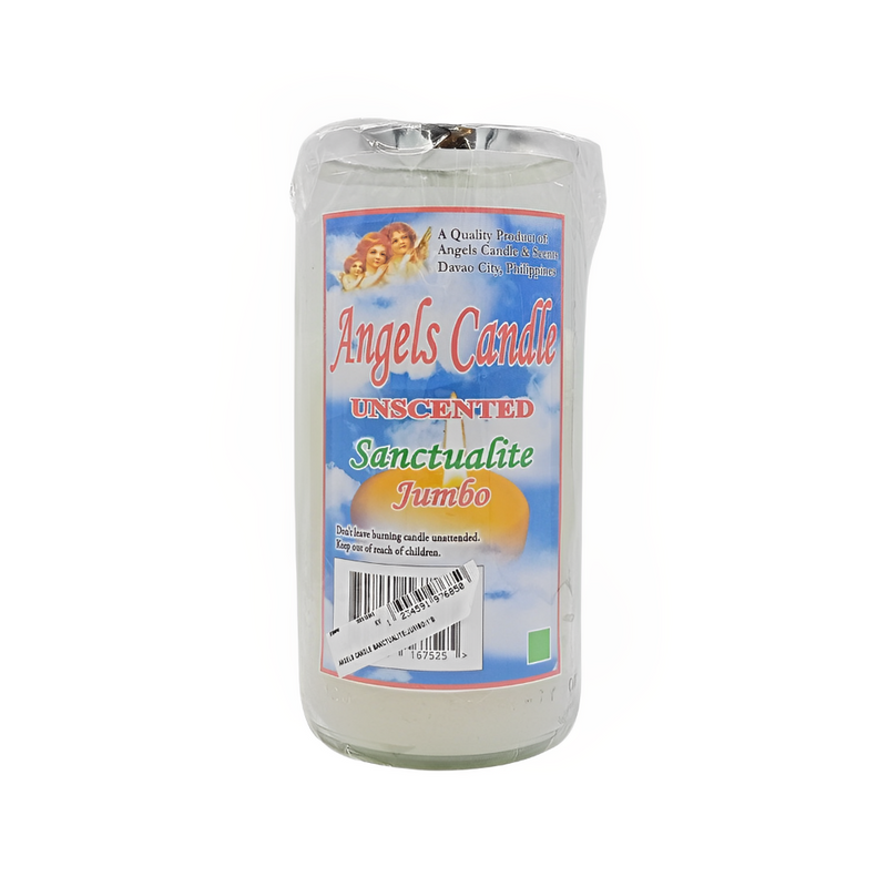 Angels Candle Unscented Sanctualite Jumbo 1's