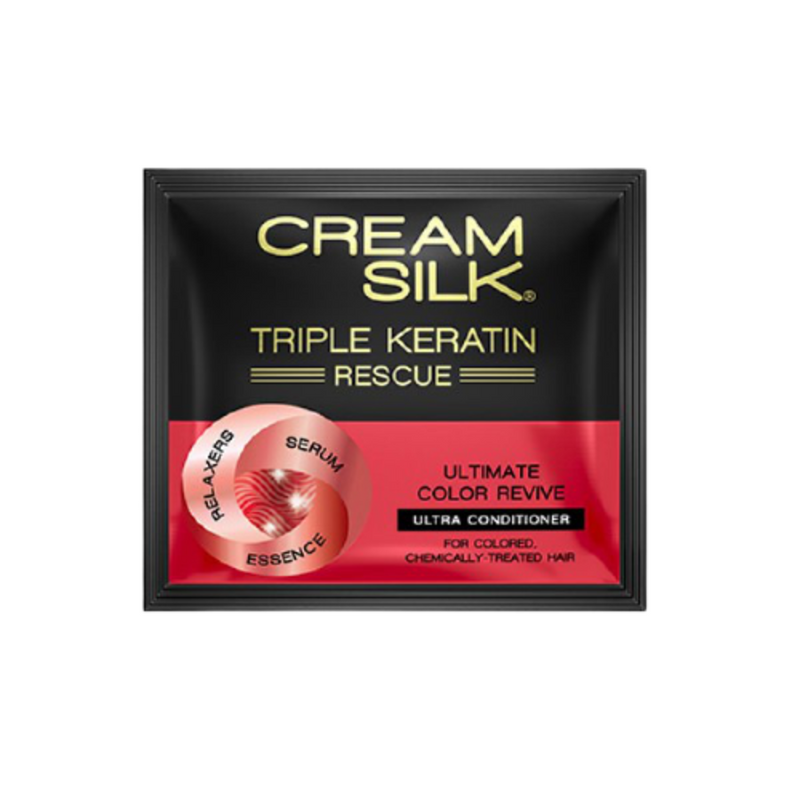 Cream Silk Triple Keratin Rescue Ultra Conditioner Ultimate Color Revive 10ml x 12's