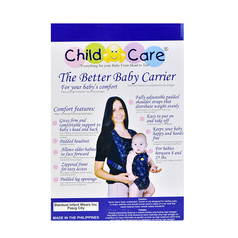 Childcare Baby Carrier With Safety Strap