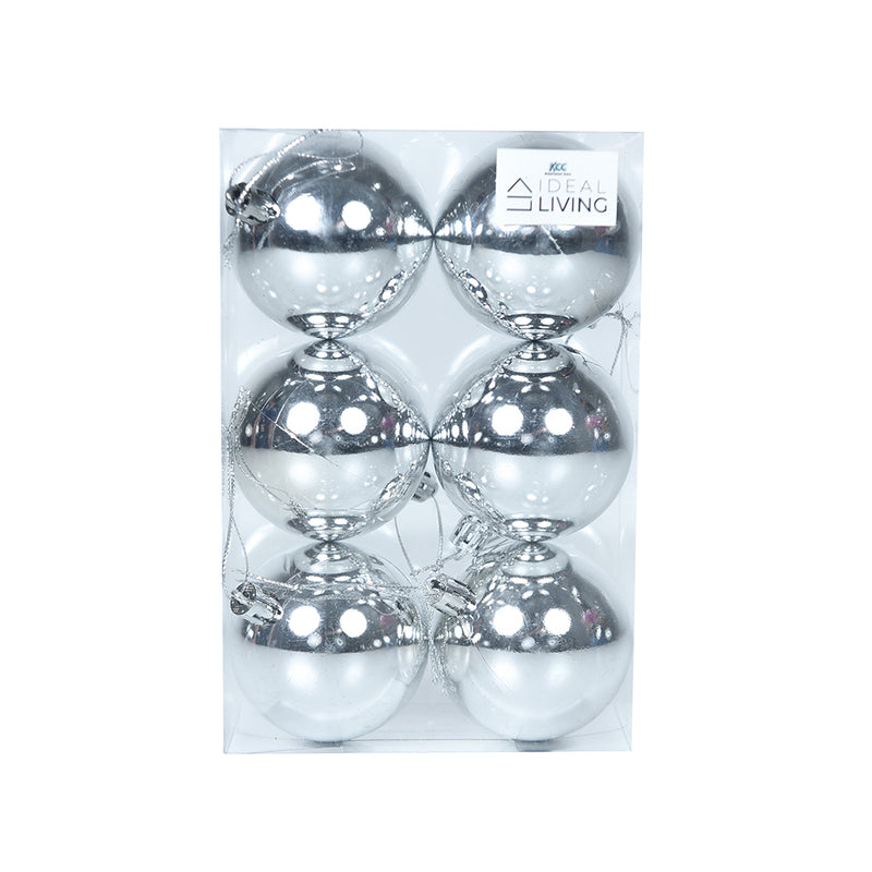 Ideal Living Shiny Balls Plain 7cm 6's