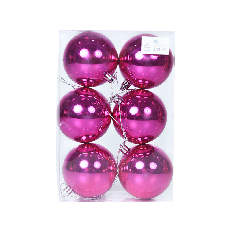 Ideal Living Shiny Balls Plain 7cm 6's