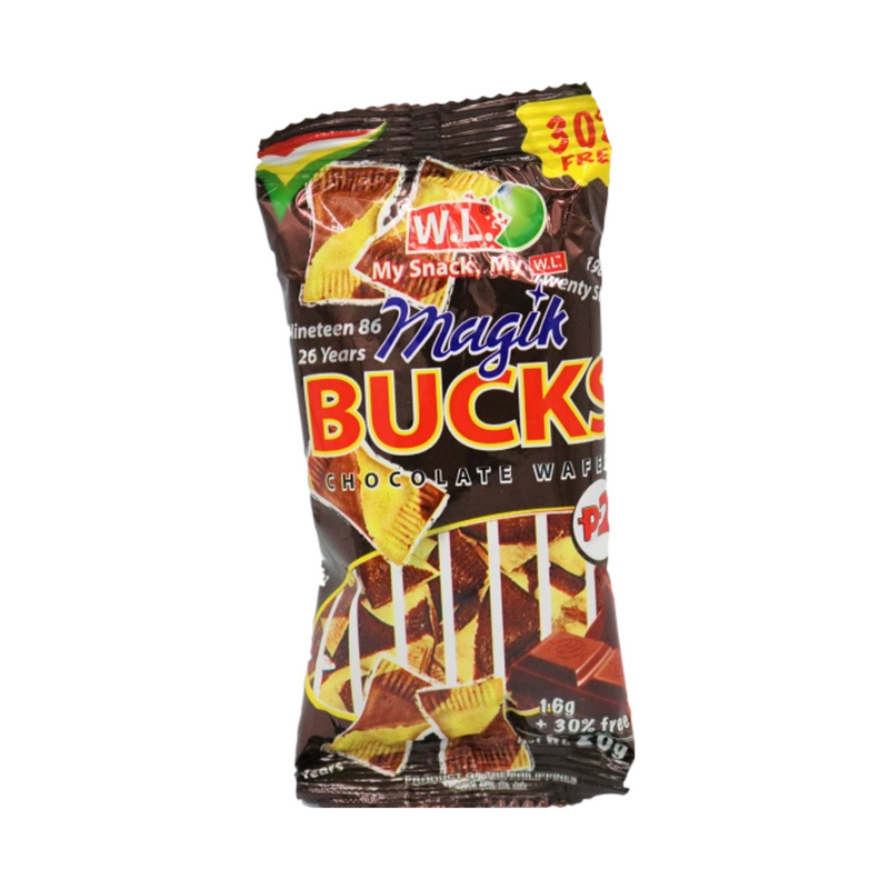 W.L. Magik Bucks Chocolate Wafer 20g x 10's