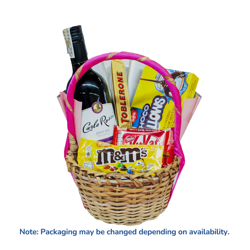 Wine And Chocolates Gift Basket Set A
