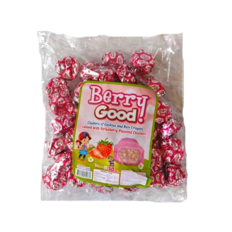 Berry Good Cookies And Rice Crispies Coated Strawberry 50's