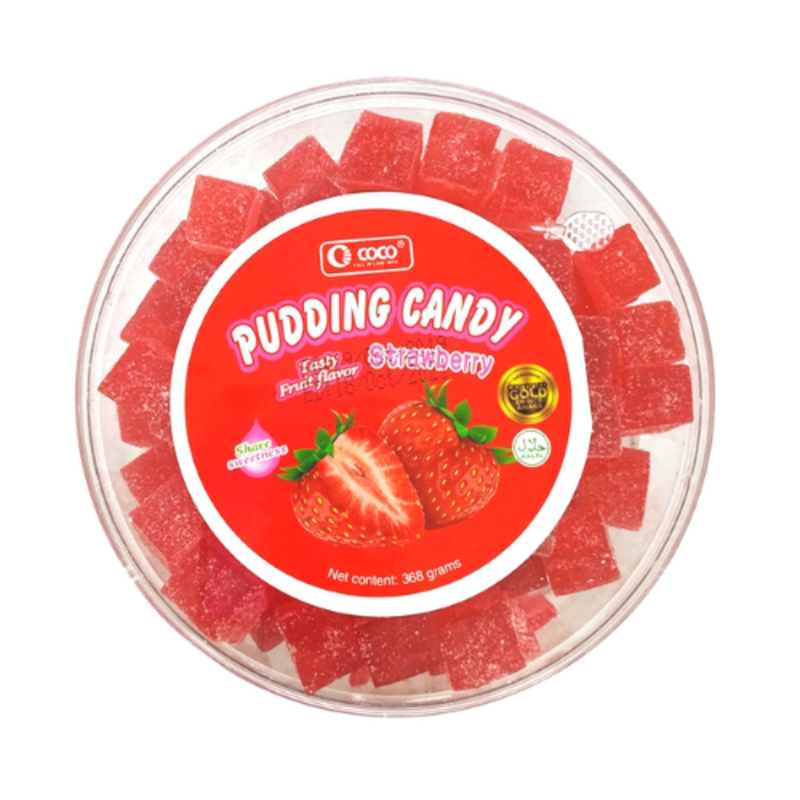 Coco Pudding Candy Strawberry 368g