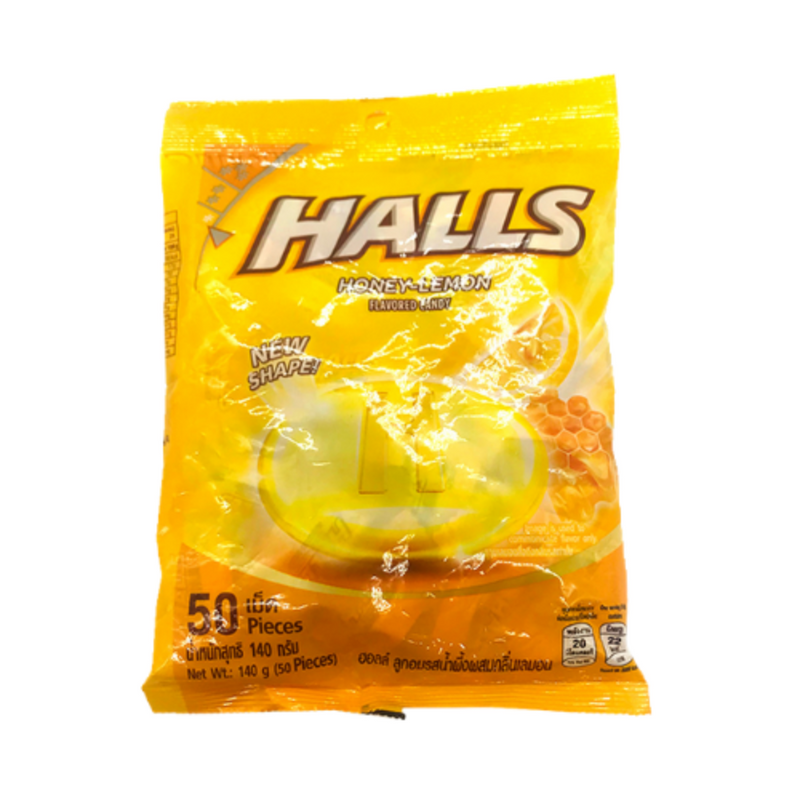 Halls Candy Honey Lemon 50's