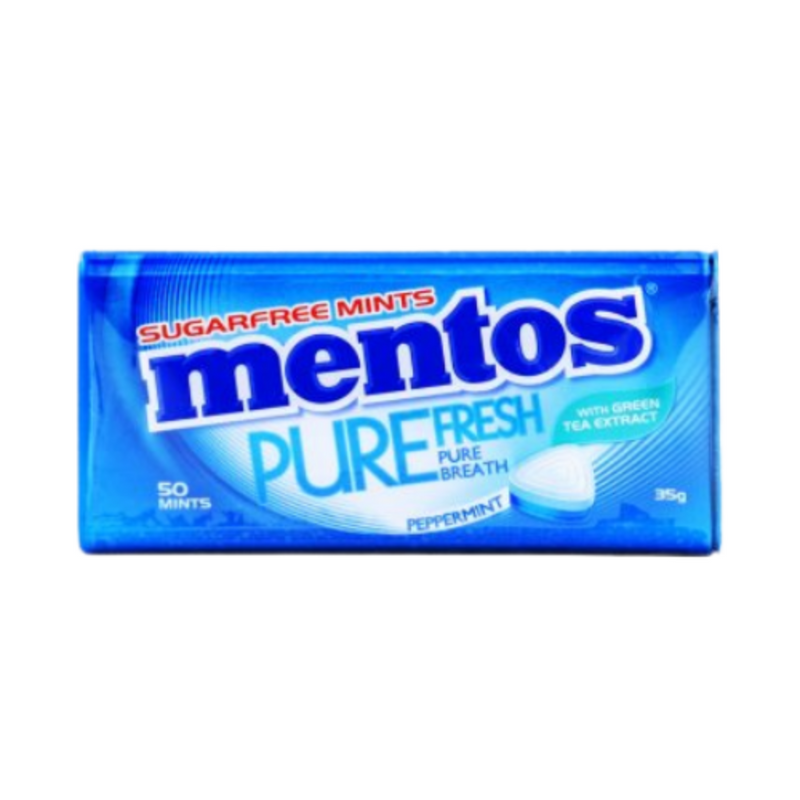 Mentos Chewing Gum Pure Fresh Sugar Free Peppermint 35g