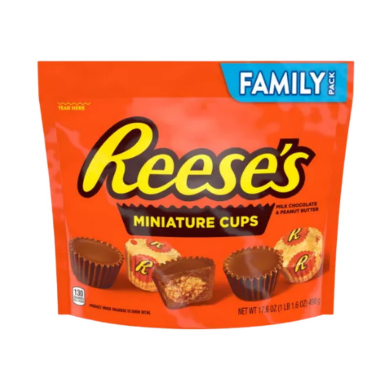 Reese's Milk Chocolate Miniatures Peanut Butter 498g