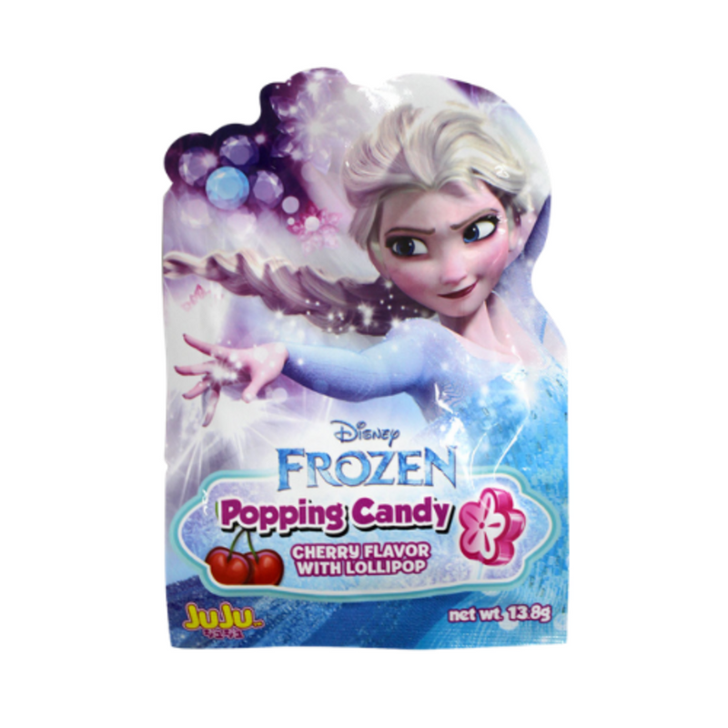 Juju Disney Frozen Popping Candy with Lollipop Cherry 13.8g