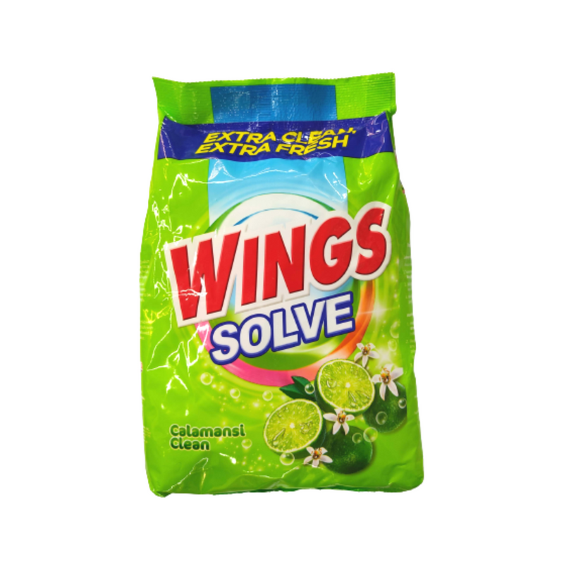 Wings Solve Detergent Powder Calamansi Clean 1.2kg