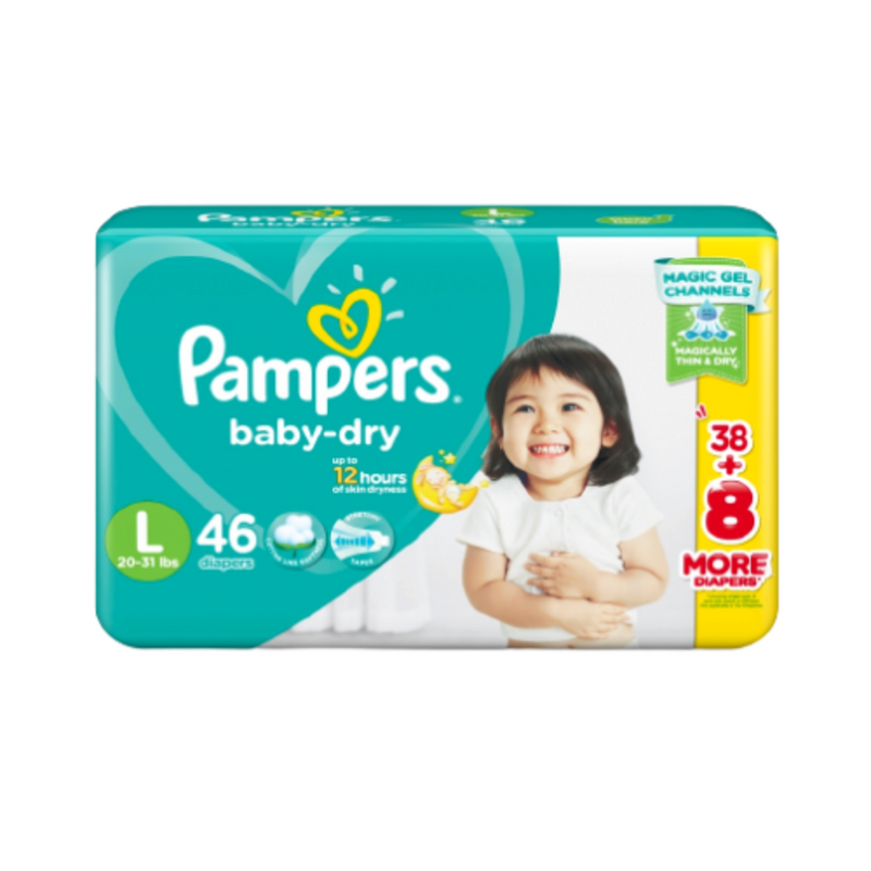 Pampers Diaper Baby-Dry Large 46's