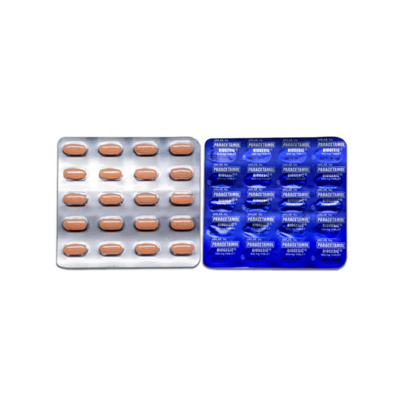Biogesic Paracetamol Tablet 500mg x 20's