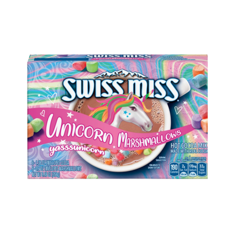 Swiss Miss Hot Cocoa Mix Unicorn Marshmallows 268g