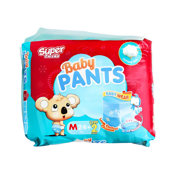 Super Twins Baby Diaper Pants M 52s