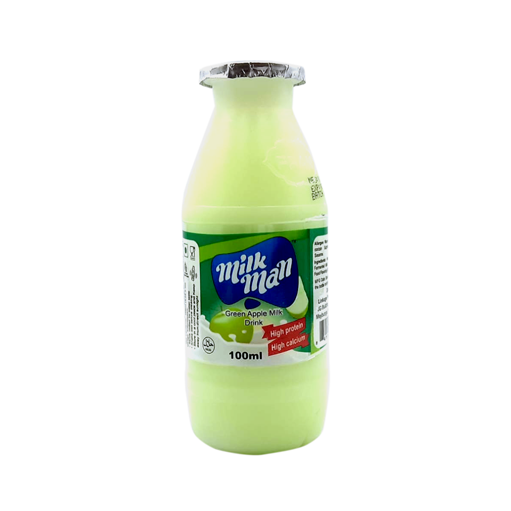 Milk Man Yogurt Drink Green Apple 100ml