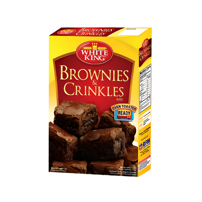 White King Fudge Brownies And Crinkle Mix 500g