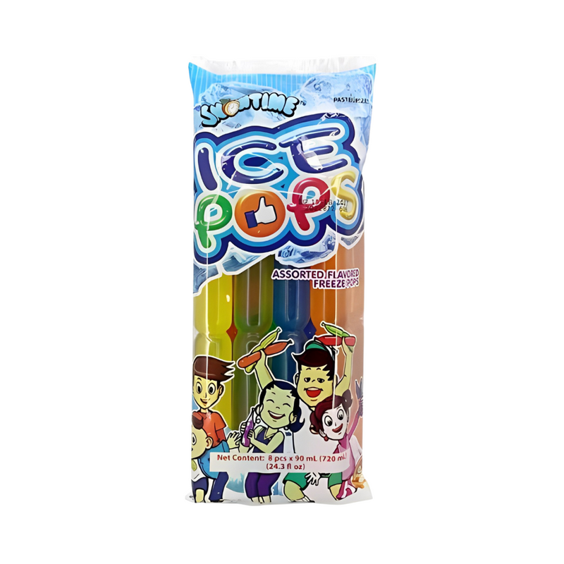 Ice Pops Back Snowtime Ice Pop Assorted Flavor 8's