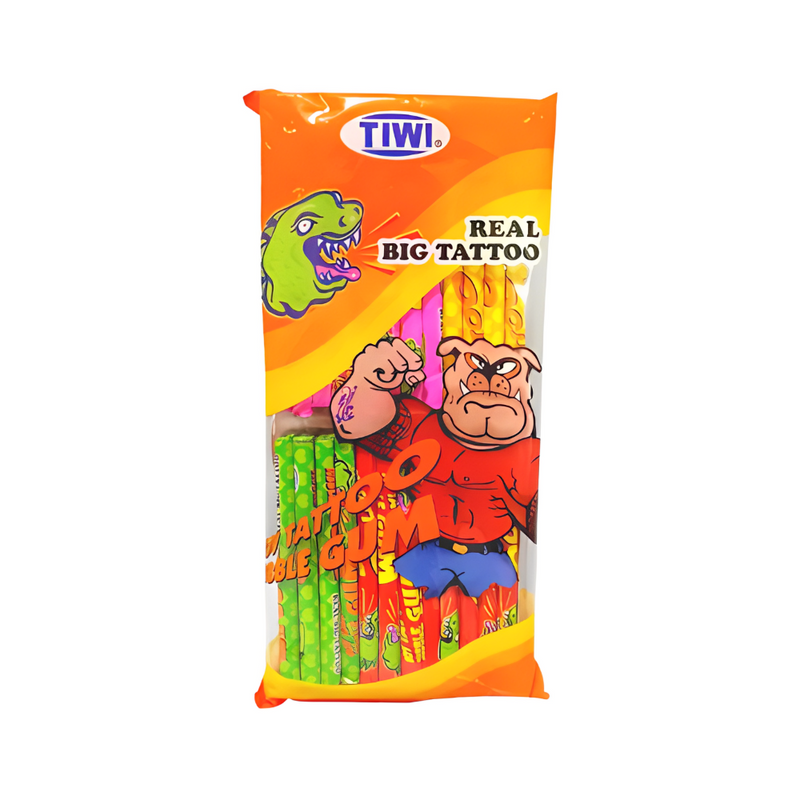Tiwi Boy Tattoo Bubble Gum 24's
