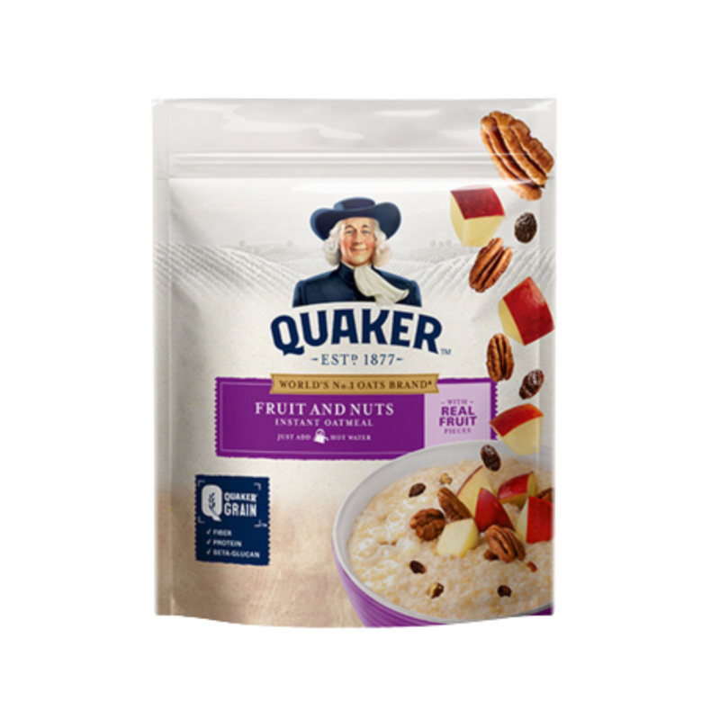 Quaker Instant Oats Fruit And Nuts 350g