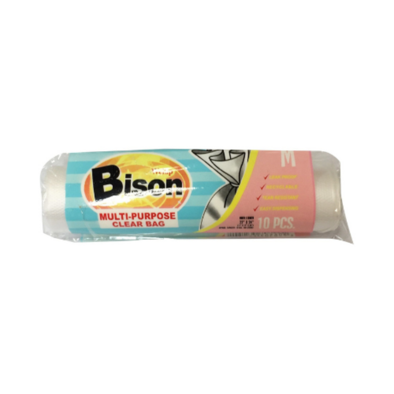 Bison Multi-Purpose Clear Bag 11" x 11" x 24" 10's