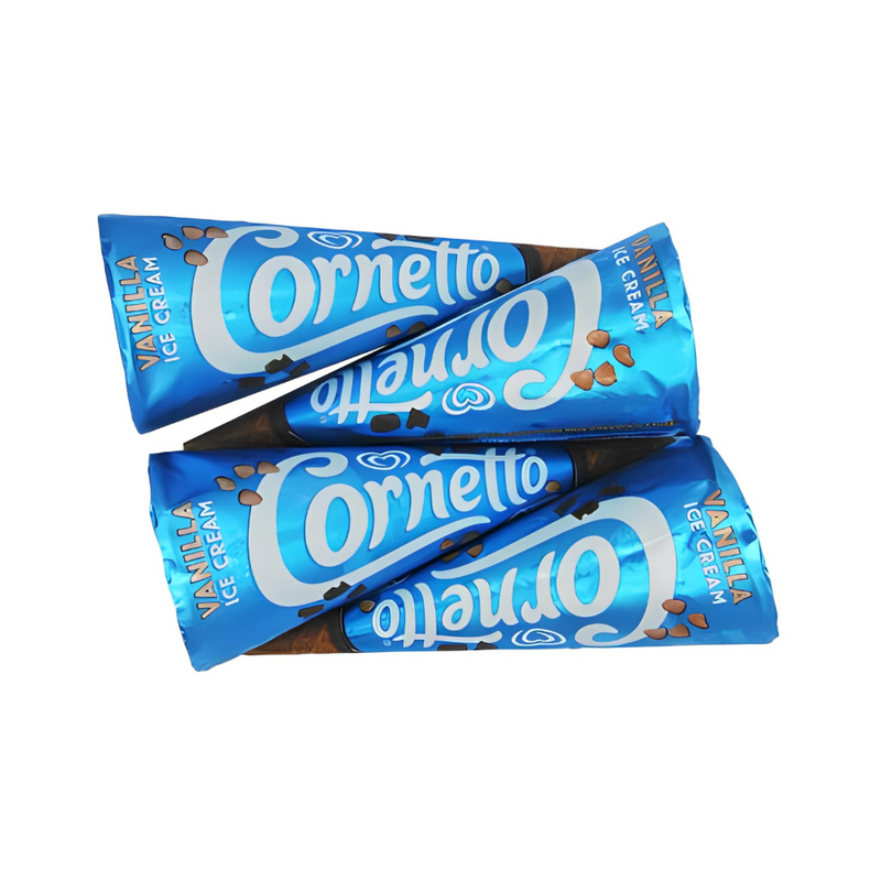 Selecta Cornetto Vanilla Cone 110ml x 4's