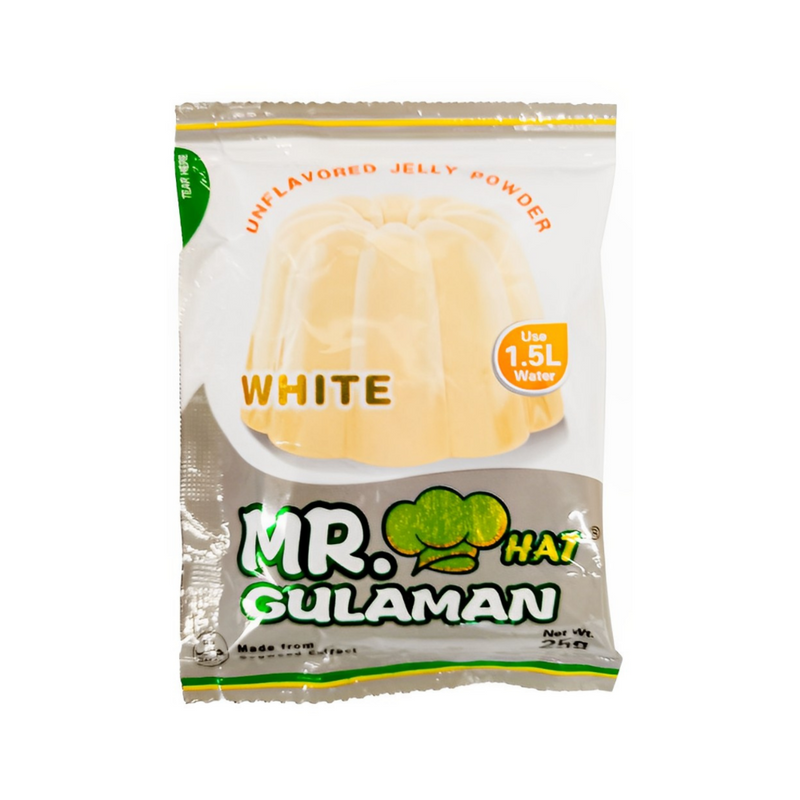 Mr. Hat Gulaman Jelly Powder Mix White 25g