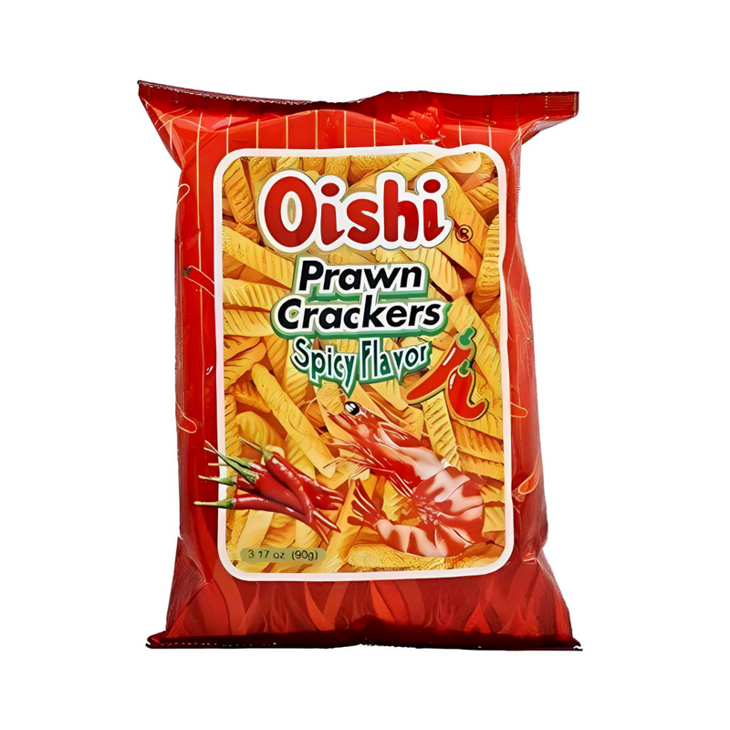 Oishi Prawn Crackers Spicy 90g