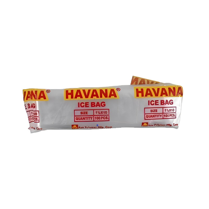 Havana PE Ice Bag 1 1/8 x 10" 100's