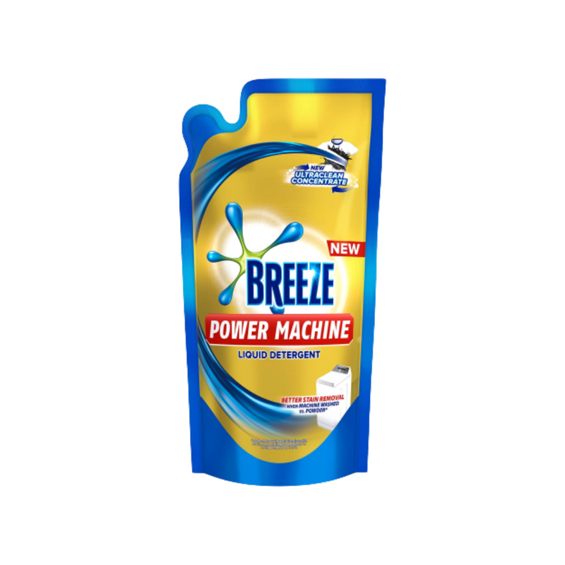 Breeze Liquid Detergent Powermachine with Ultraclean Concentrate 670ml Pouch