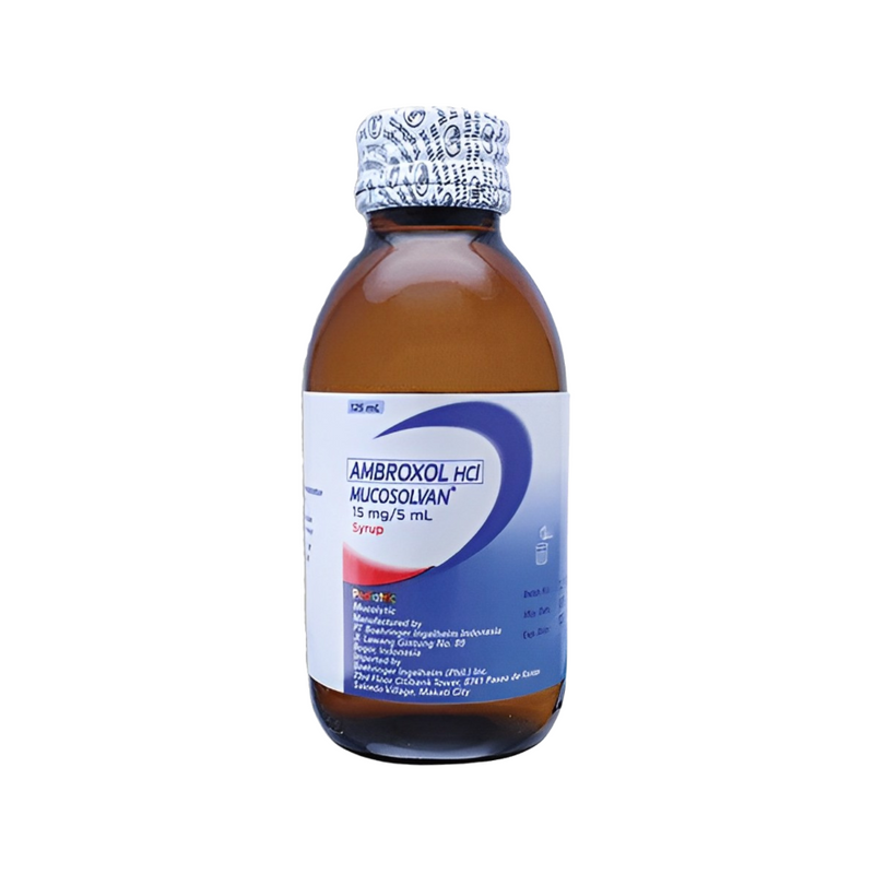 Mucosolvan Ambroxol 15mg/5ml Syrup 125ml