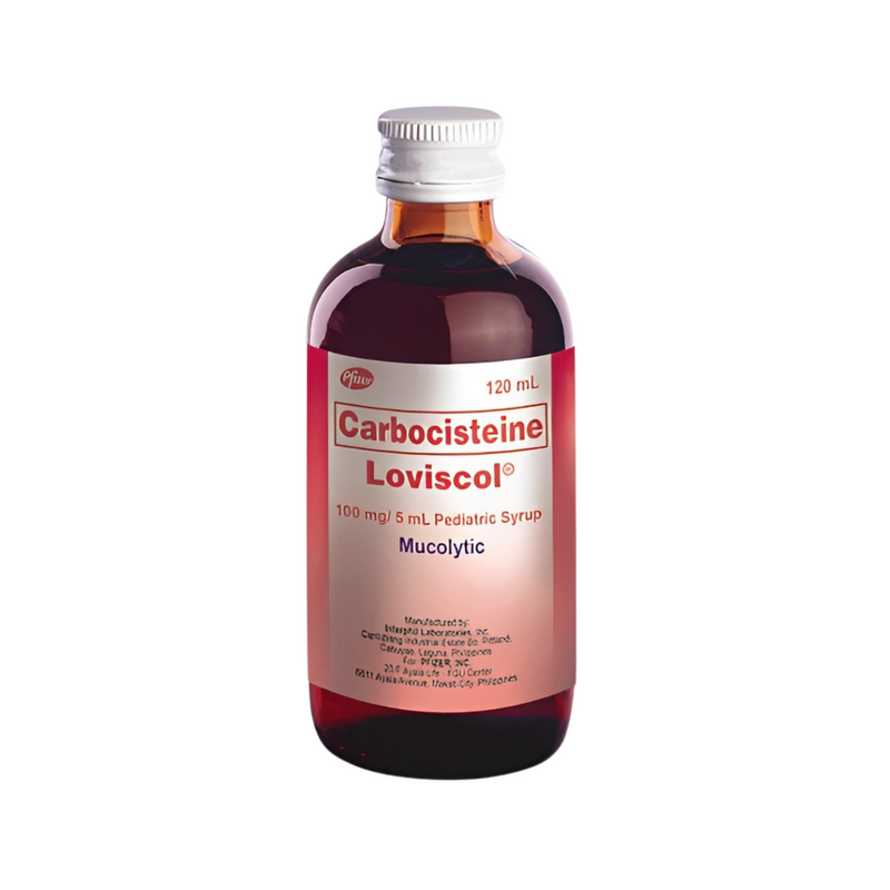 Loviscol Carbocisteine 100mg5ml Syrup120ml