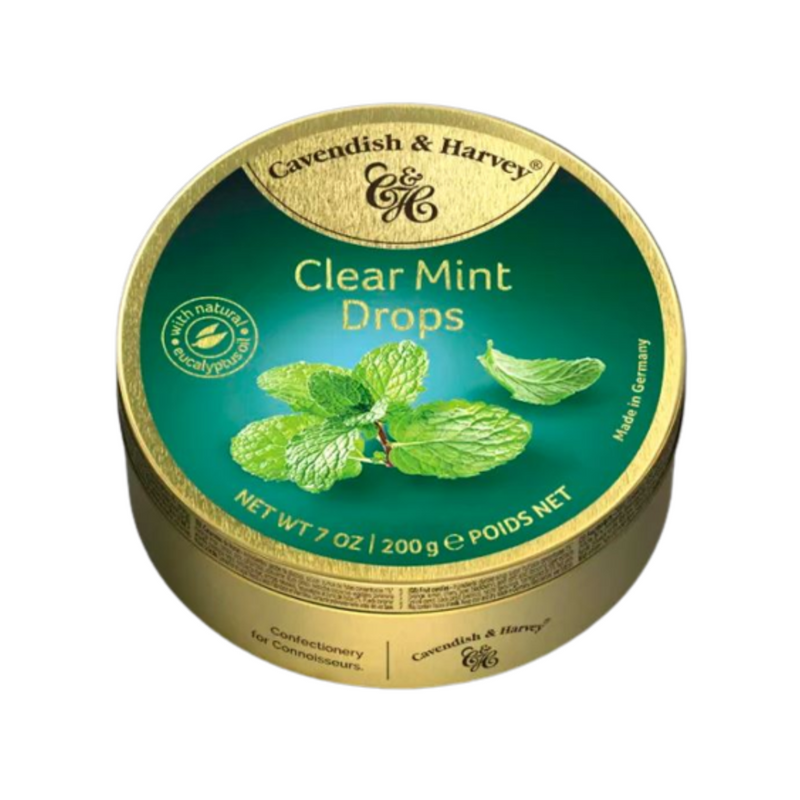 Cavendish And Harvey Clear Mint Drops 200g (7oz)