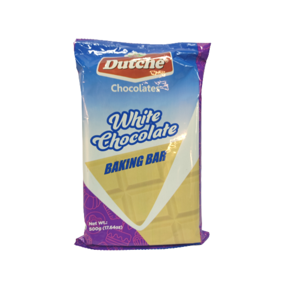 Dutchc Choco Dutche Baking Bar White Chocolate 500g