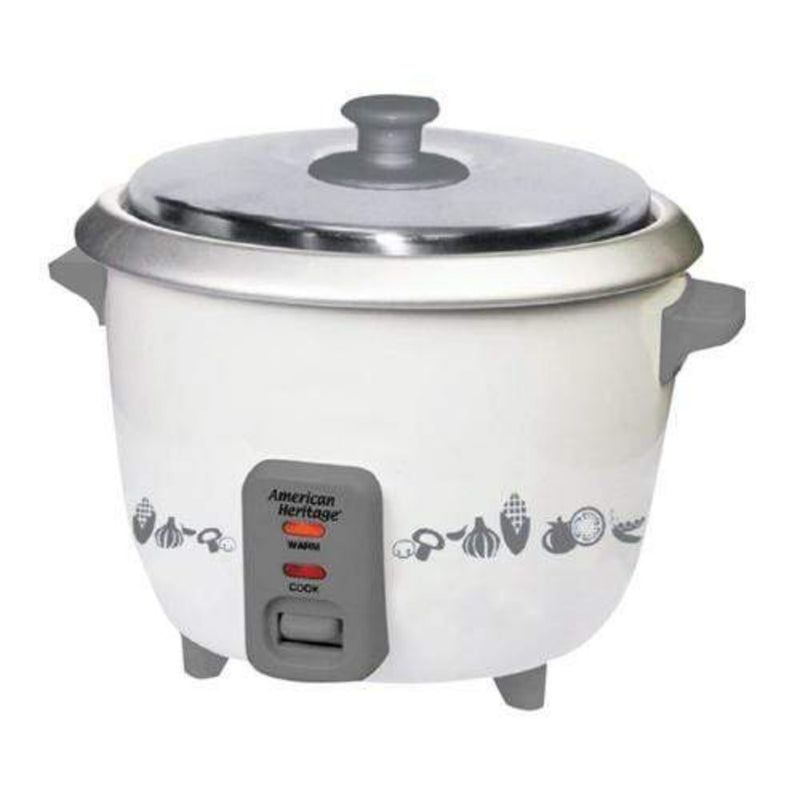 American Heritage Appliances American Heritage Stainless Cover Rice Cooker:1.8L