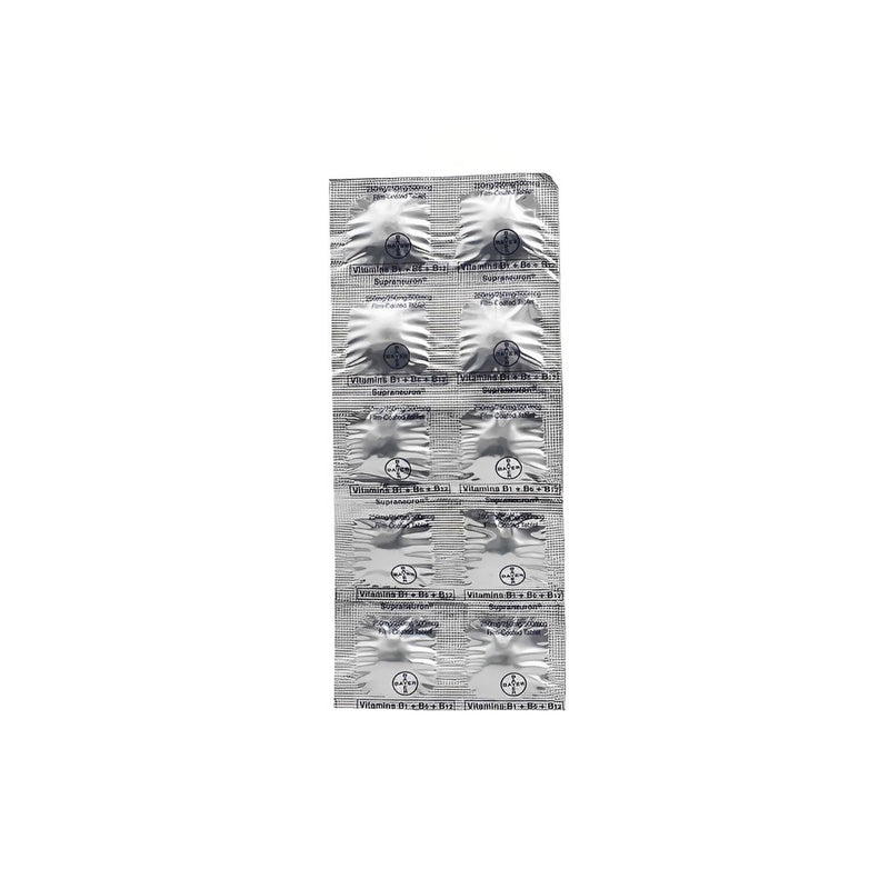 Supraneuron 250mg/250mg/500mcg Tablet By 14's
